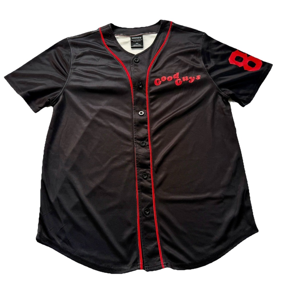 Chucky Child's Play "Good Guys"  Baseball Jersey Mens Size Medium New With Tags